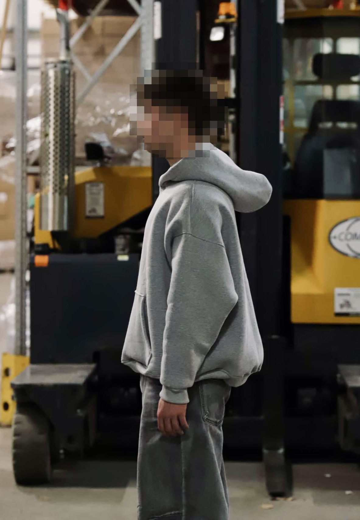 hoodie grey zdjęcie 3