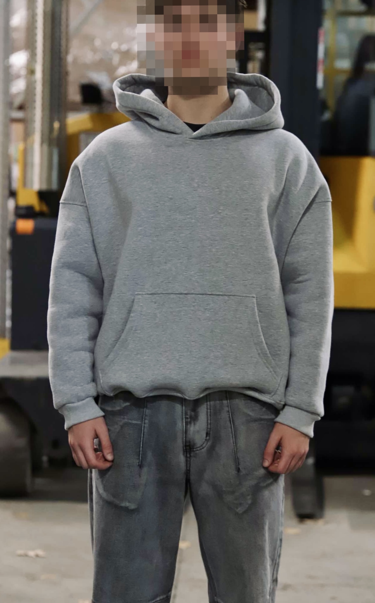 hoodie grey zdjęcie 2